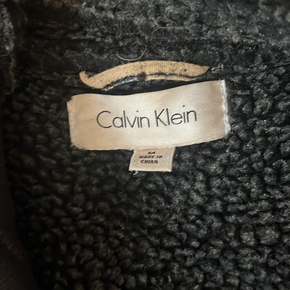 Mens Calvin Klein faux leather and fur - Picture 2 of 4